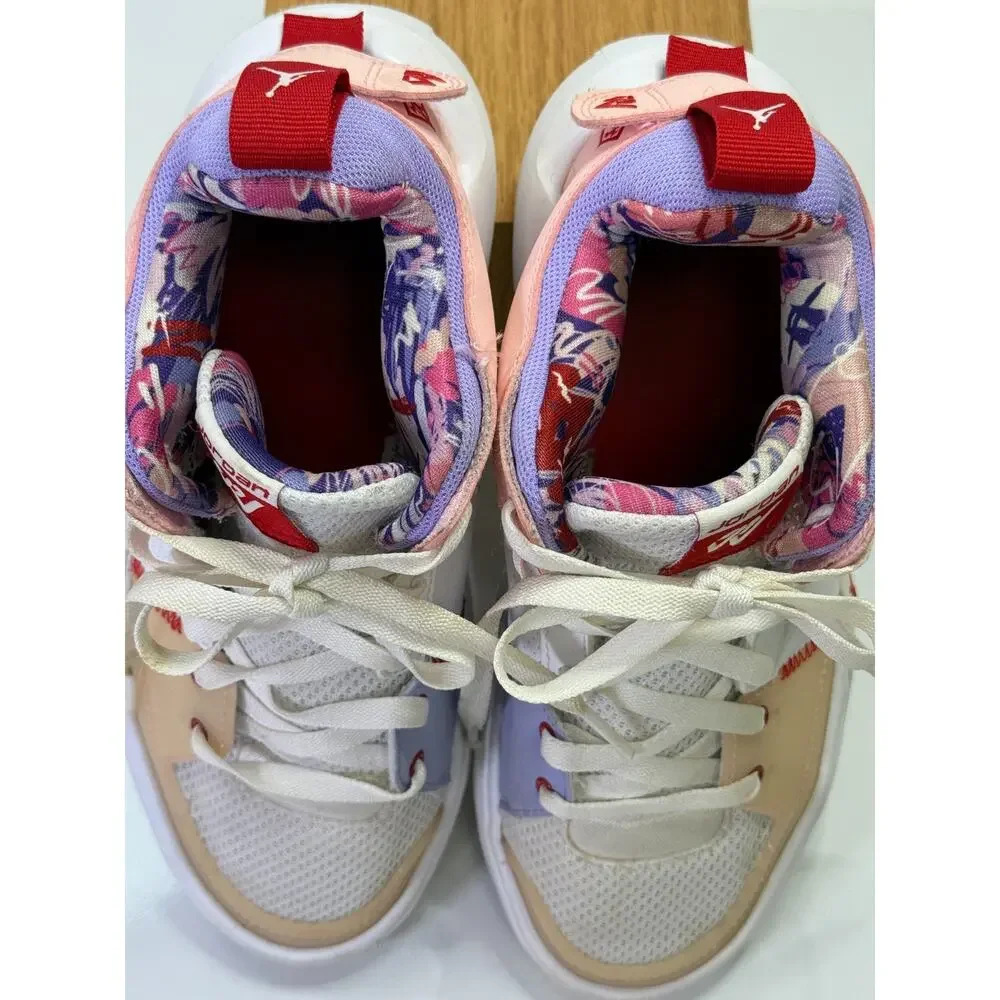 Nike Jordan One Take 4 SE Pink White Lavender Basketball Sneakers Girls 6Y
